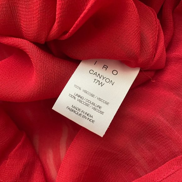 IRO Canyon Long-Sleeve Ruffled Dress - Picture 9 of 13